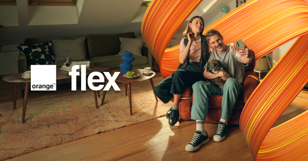 Striking responsive website design for Orange