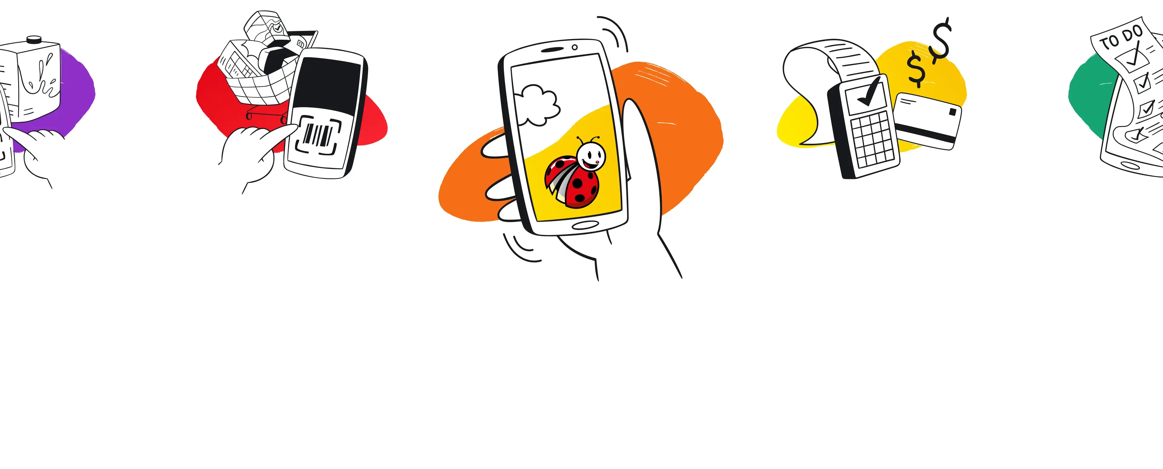 Biedronka Illustrations