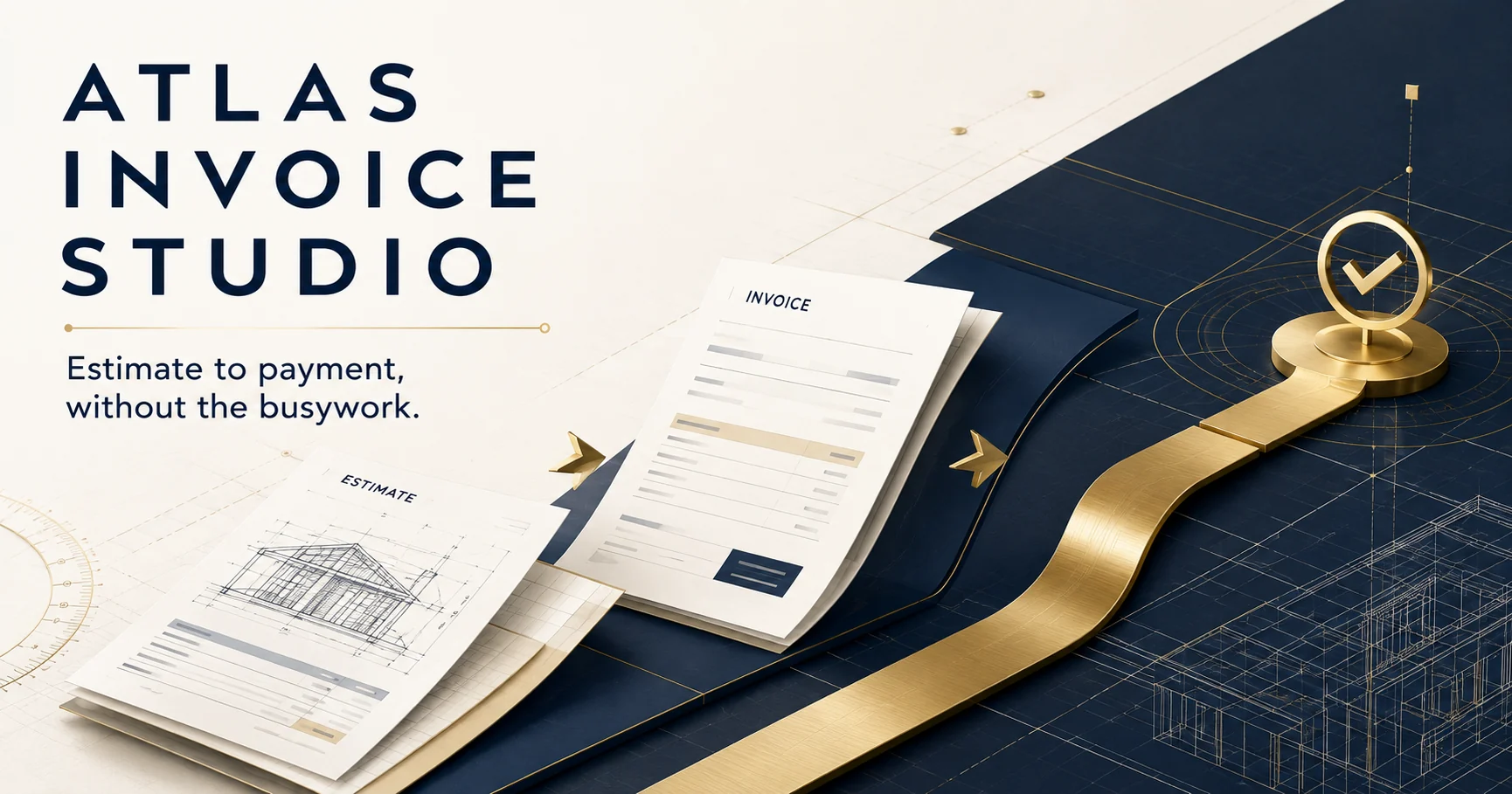 Atlas Invoice Studio estimate-to-payment workflow